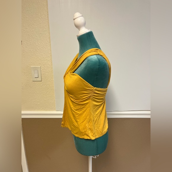 Free People Solstice Twist Front Tank‎ Top Mustard Yellow Size XS - Picture 5 of 9